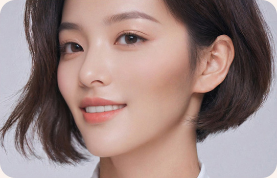 지방이식 전 각진 얼굴형